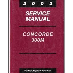 Download Concorde 2003 Service And Repair Manual