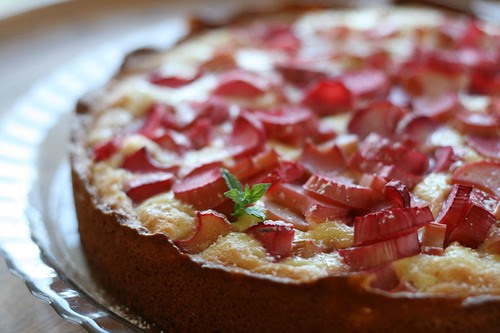 Rhubarb tart / Hõrk rabarbrikook hapukoorega
