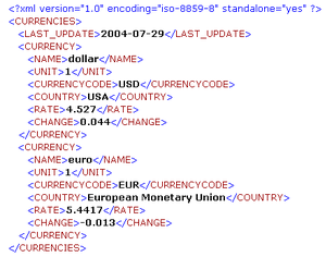 Example of a XML file