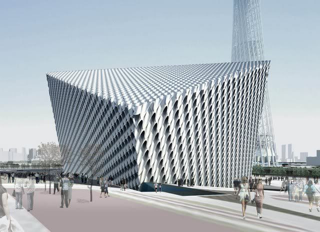 tour entortillée de Guangzhou