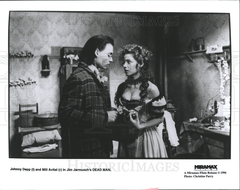 1996 Press Photo Johnny Depp And Mili Avital Historic Images