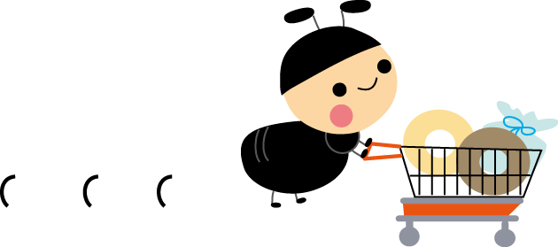 アリのラスト 無料イラスト フリー素材