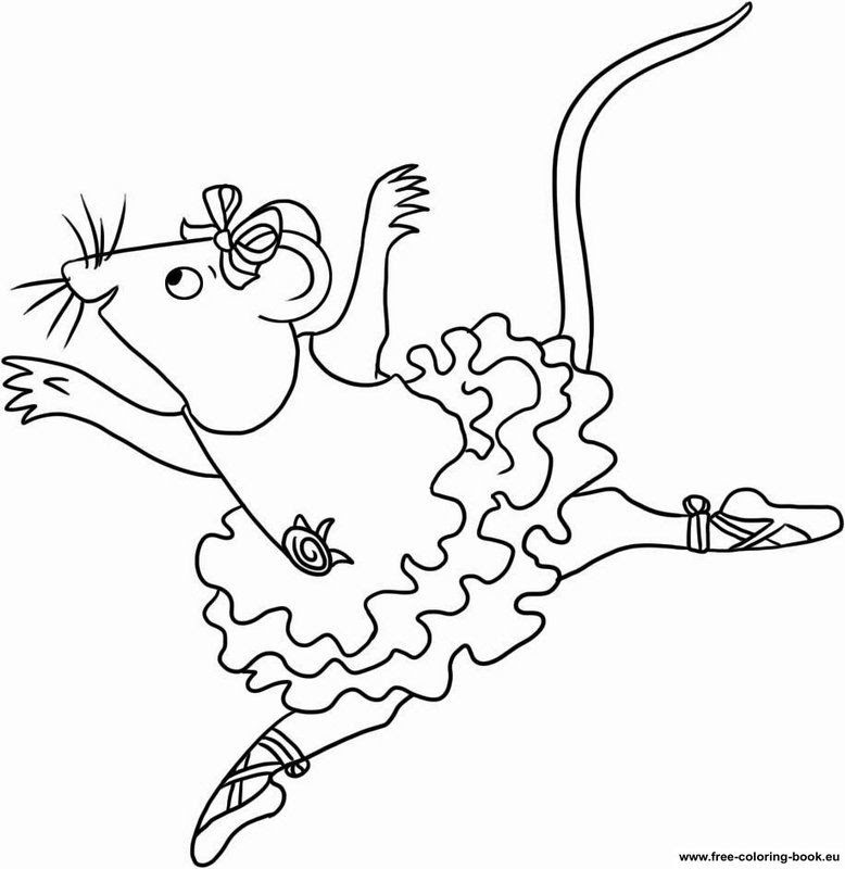 angelina ballerina coloring pages - Clip Art Library