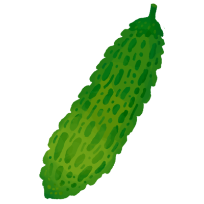 ゴーヤー 苦瓜 Gの無料素材 イラスト沖縄 おきなわ