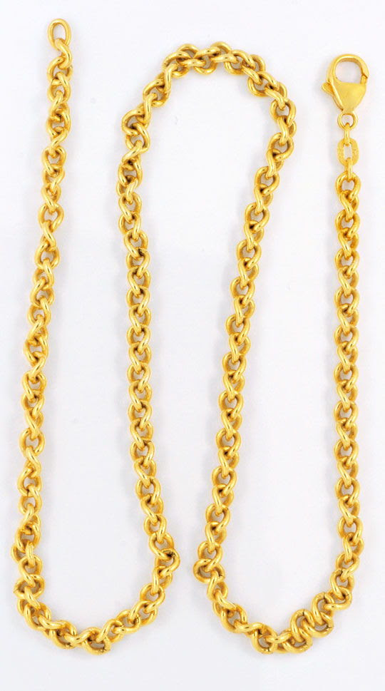 Originalfoto KETTE, MASSIV GELBGOLD 585, KARABINER-VERSCHLUSS 1.300€