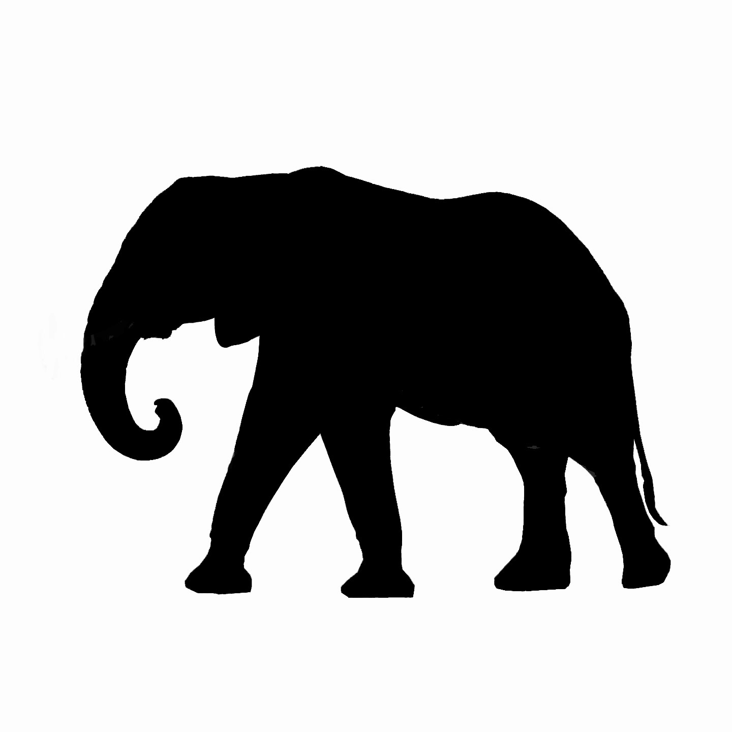 Free Free 217 Svg Black Baby Elephant Silhouette SVG PNG EPS DXF File