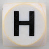 Boggle black letter H