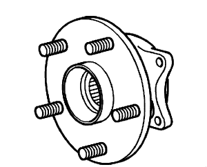 Suzuki wheel bearing hub