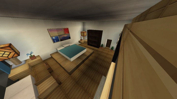 Furniture-Modern Bedroom Design Minecraft Project