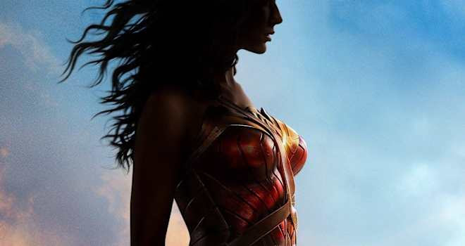 wonder woman, gal gadot, poster, sdcc