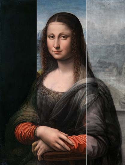 Image of 3PP on the Prado Mona Lisa