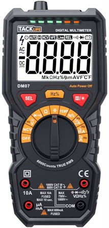Image of Tacklife DM07 digital multimeter