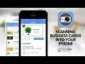 Scan Business Cards To Contacts : 1 / Do you see how easy it is to transfer contact information from a physical business card into.