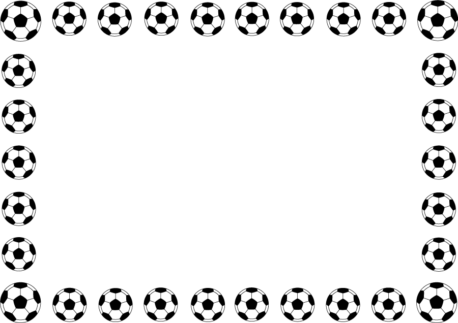 フリーイラスト サッカーボールの囲みフレームでアハ体験 Gahag 著作権フリー写真 イラスト素材集