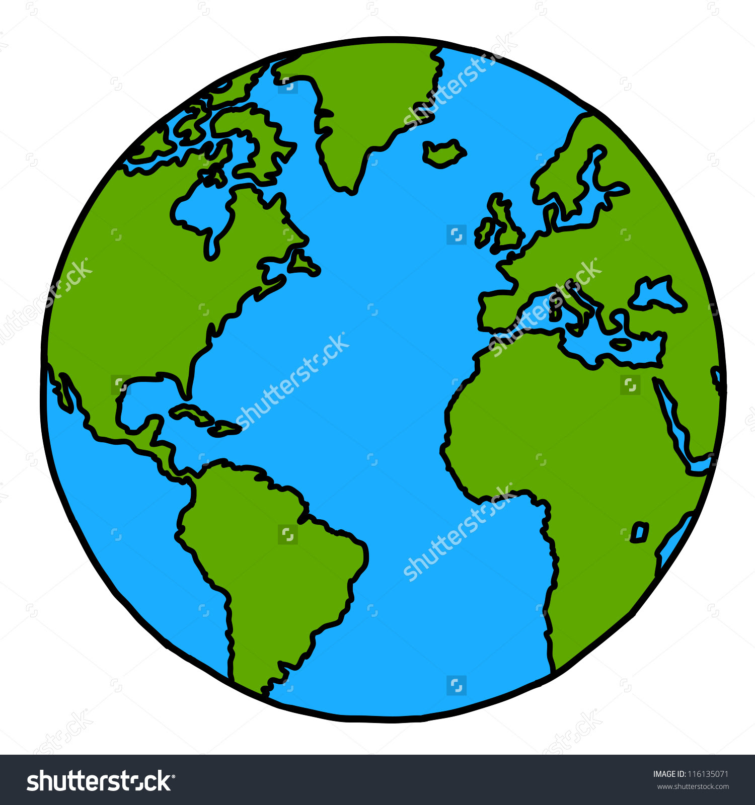 Cartoon Earth Drawing at GetDrawings | Free download