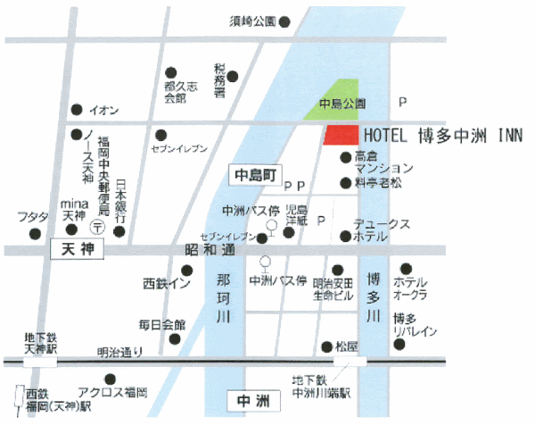 中洲川端駅の周辺情報