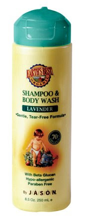 Jason Earth's Best Baby Care Lavender Tear-Free 2-in-1 Shampoo & Body Wash, 8.5-Ounce Bottles (Pack of 3)
