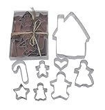 R and M Gingerbread House Cookie Cutter Set