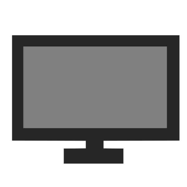 液晶テレビのイラスト かわいいフリー素材が無料のイラストレイン