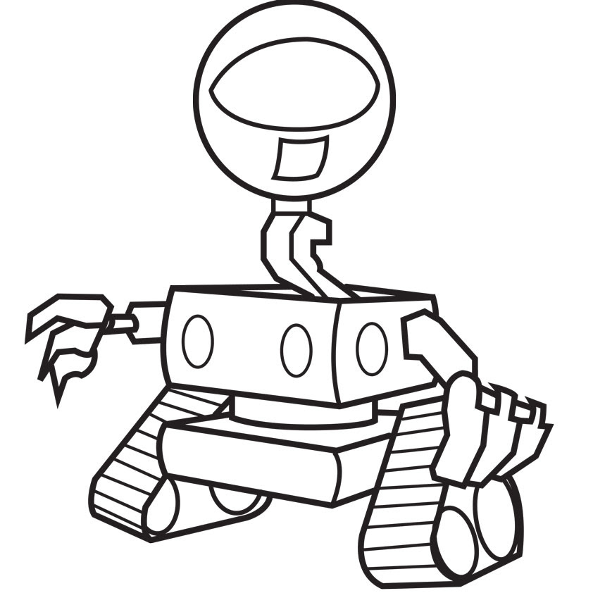 From Future: Robots coloring pages and Robot craft ideas for kids  Print Color Craft
