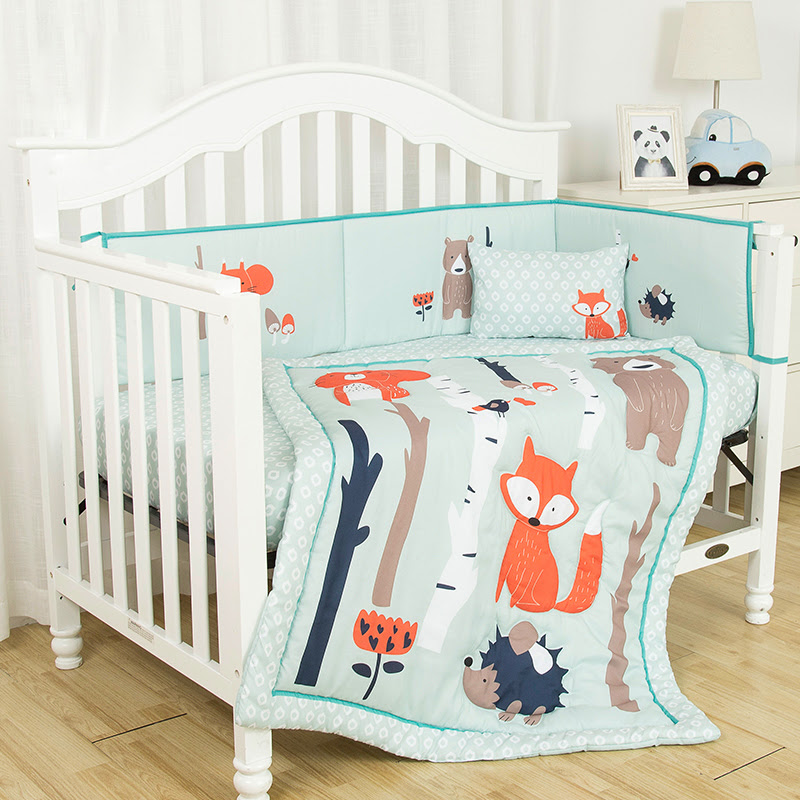 fox baby cot bedding