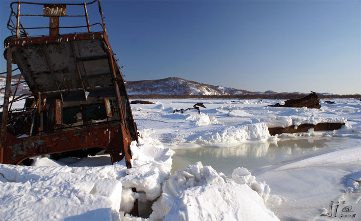 abandoned ships in  kamchatka, Russia 14