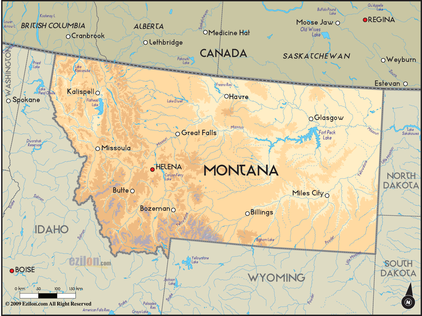 Montana Map