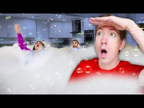 I FILLED MY HOUSE WITH BUBBLES!