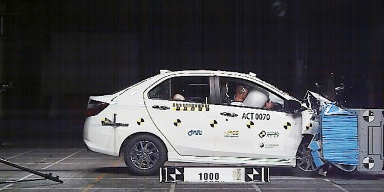 Perodua Bezza Raih 5 Bintang Ujian ASEAN NCAP  Gohed Gostan
