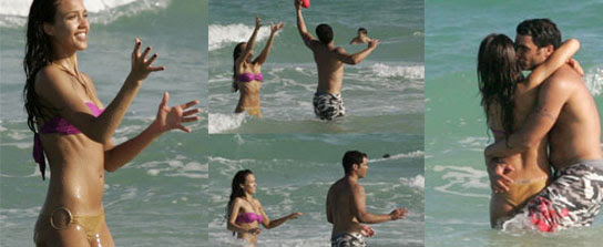 Jessica Alba was sizzling on the beach in Miami over the holidays with her 