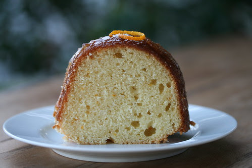 Orange-Ricotta Pound Cake with Marmalade Glaze