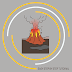 how to draw a volcano