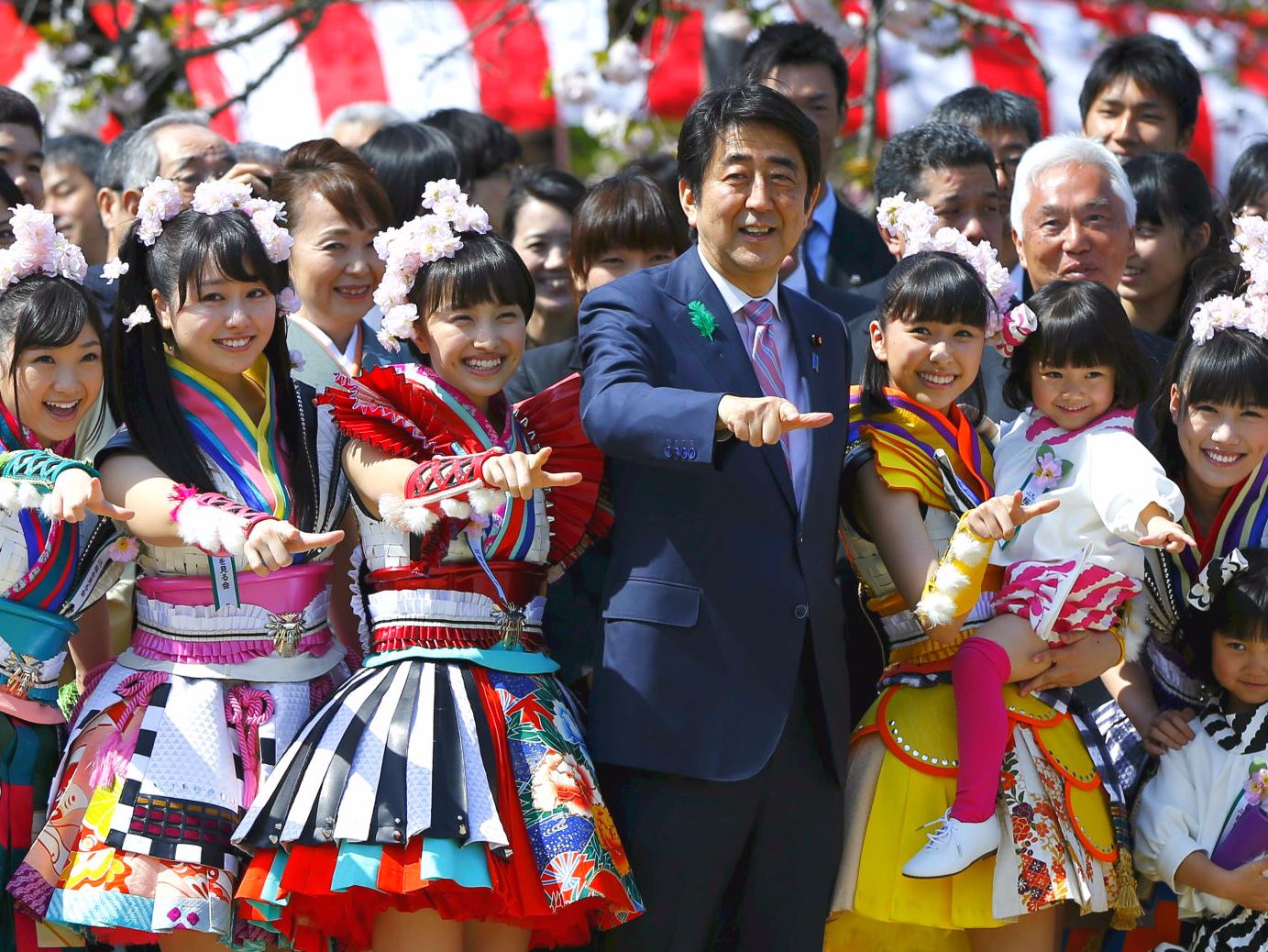 Shinzo Abe Japanese pop group