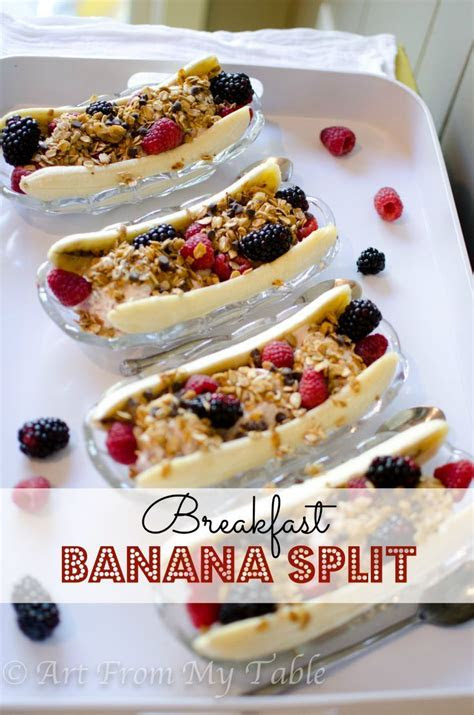 breakfast banana split recipe breakfast breakfast