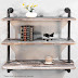 Iron Pipe Shelves Diy - There are a lot of ways to use iron plumbers pipe to make shelves.