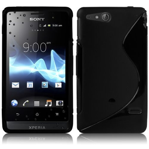  S-Line Design Noir Coque de protection Silicone pour Sony Ericsson Xperia Go