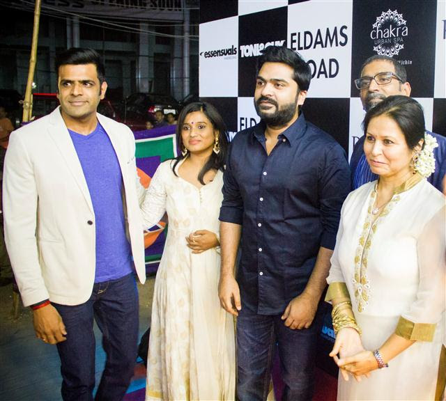 Simbu launches Toni and Guy EssensualToni and Guy Essensuals @ Eldams Road