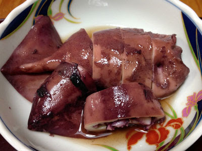 初夏のスルメイカはまだ小さいので丸ごとさっと煮付けました 小樽で家庭料理