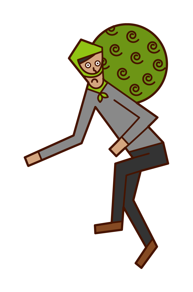 泥棒 男性 のイラスト フリーイラスト素材 Kukukeke ククケケ