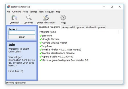 Zsoft Uninstaller