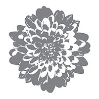 Definitely Dahlia Wood-Mount Stamp Set