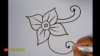 In this video, i shared my tips & tricks on how i got a+ in pendidikan seni visual , spm semoga … Menggambar 3 Motif Dasar Bunga Batik Youtube Otosection