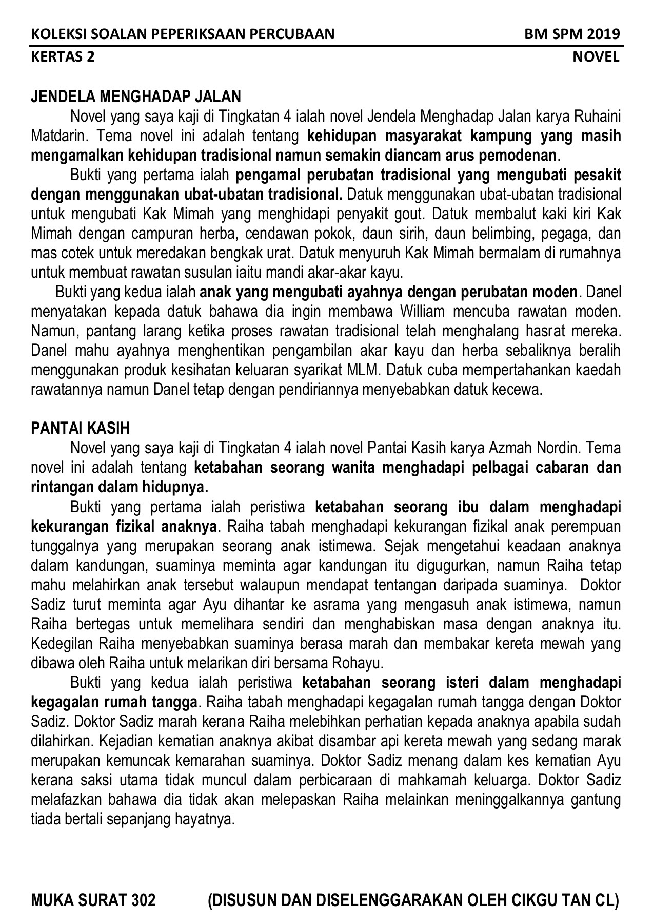Novel Percubaan Spm 2019 Membalik Buku Halaman 51 100 Anyflip