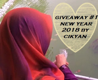 Giveaway #1 New Year 2018 By Cikyan, Blogger Giveaway, Peserta, Hadiah, Pemenang,