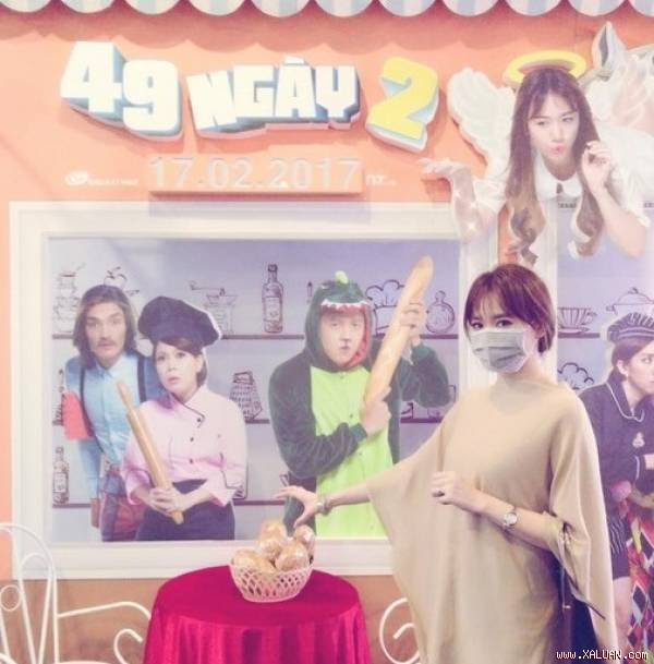 Che mặt kín mít nhưng ai cũng hoảng khi nhìn xuống phần dưới của Hari Won