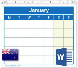 » calendar templates » 2022 new zealand calendar templates » view template. 2020 calendar with nz holidays ms word download