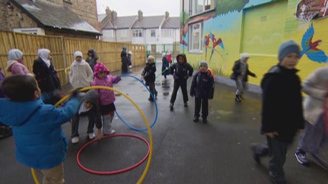 Muslim children at school