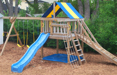 Swing Sets - Jungle Fort Swing Set