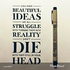 Well, this will serve as my goal for this year. From IDEAS to REALITY. :) Page 1 of 365. #2k15 #regram @quotes