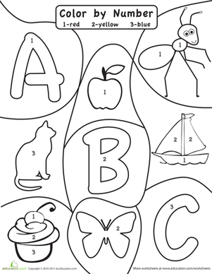 ABC, 123! | Worksheet | Education.com
